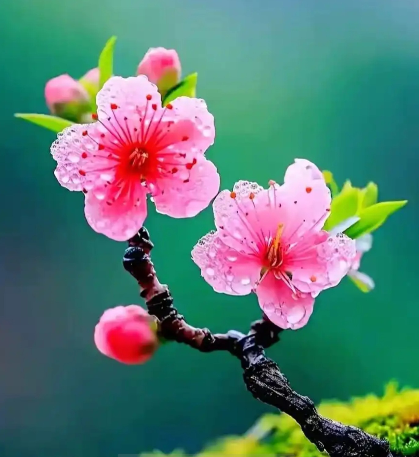 花开两朵
