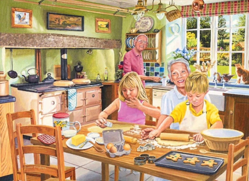 Baking with the grandkids