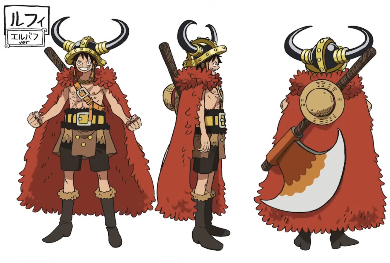 海贼王：官方设计艾尔巴夫路飞！