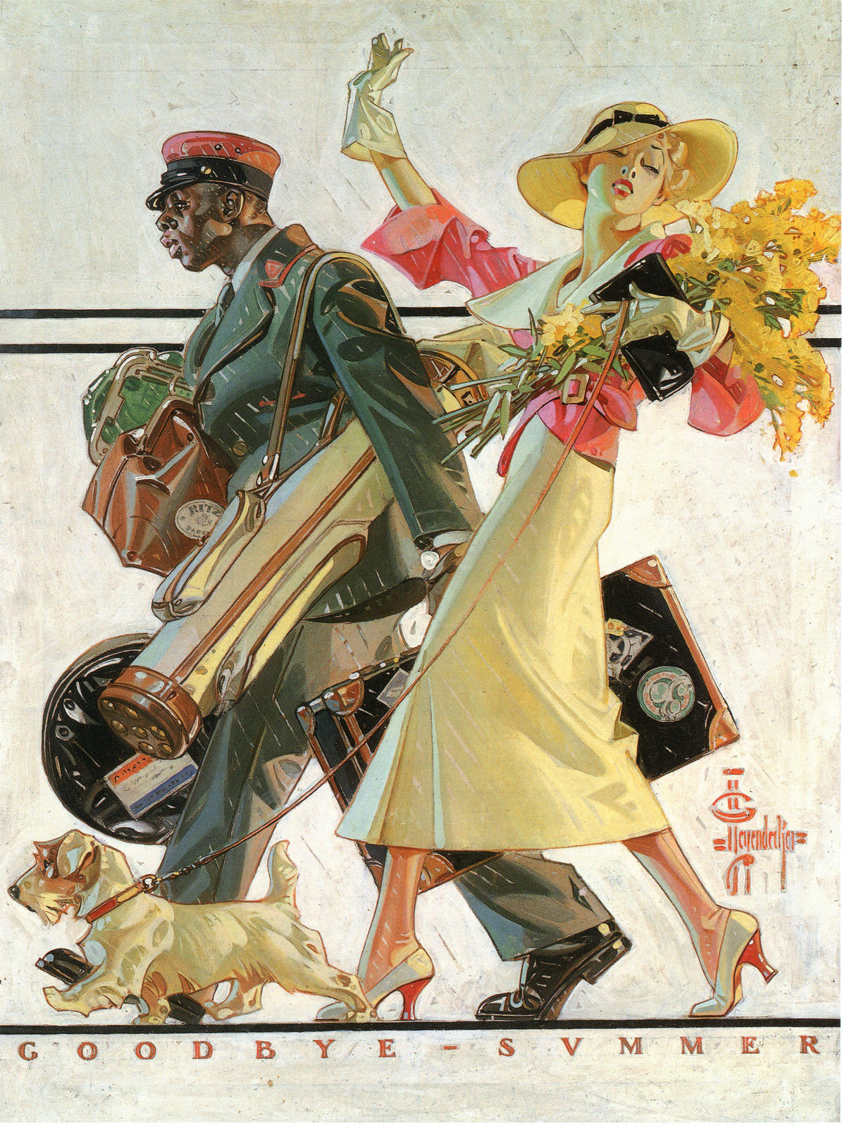 J.C.Leyendecker 道别
